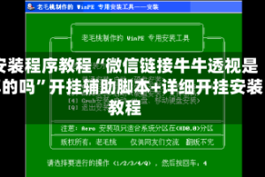 安装程序教程“微信链接牛牛透视是真的吗”开挂辅助脚本+详细开挂安装教程