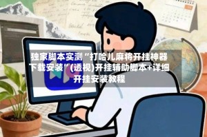 独家脚本实测“打哈儿麻将开挂神器下载安装”(透视)开挂辅助脚本+详细开挂安装教程