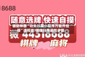 辅助神器“功夫川麻小程序万能开挂器”透视挂!详细分享装挂步骤