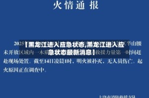 【黑龙江进入应急状态,黑龙江进入应急状态最新消息】