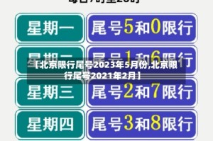 【北京限行尾号2023年5月份,北京限行尾号2021年2月】