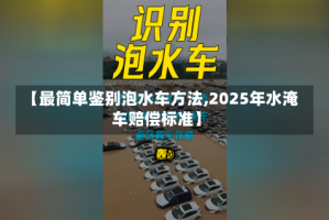 【最简单鉴别泡水车方法,2025年水淹车赔偿标准】