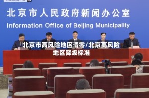北京市高风险地区清零/北京高风险地区降级标准