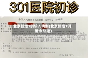 北京新增1例输入病例(北京新增1例确诊 轨迹)