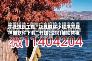 开挂辅助工具“决胜麻将小程序开挂神器软件下载”开挂(透视)辅助教程