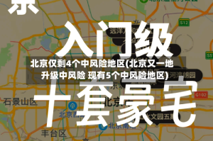 北京仅剩4个中风险地区(北京又一地升级中风险 现有5个中风险地区)