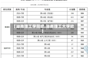 【湖南理工学院吧,湖南理工大学吧】
