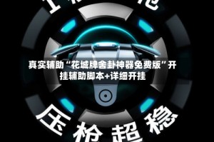 真实辅助“花城牌舍卦神器免费版”开挂辅助脚本+详细开挂