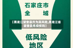 【黑龙江望奎县升为高风险,黑龙江省望奎县有疫情吗】