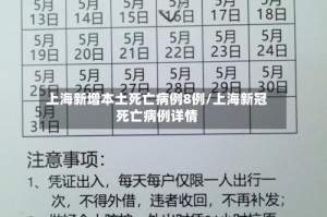 上海新增本土死亡病例8例/上海新冠死亡病例详情