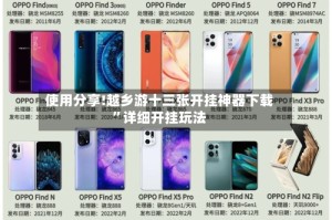 使用分享!越乡游十三张开挂神器下载”详细开挂玩法