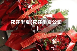 花开半夏(花开半夏公司)