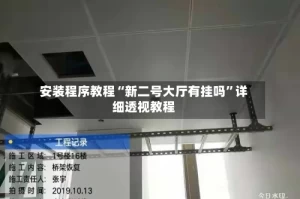 安装程序教程“新二号大厅有挂吗”详细透视教程