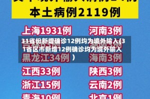 31省份新增确诊12例均为境外输入(31省区市新增12例确诊均为境外输入)