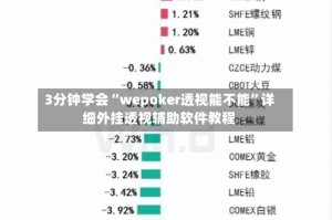 3分钟学会“wepoker透视能不能”详细外挂透视辅助软件教程