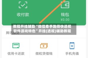 教程开挂辅助“微信牵手跑得快透视软件游戏特色”开挂(透视)辅助教程
