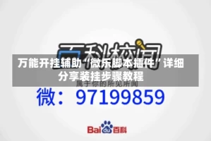 万能开挂辅助“微乐脚本插件”详细分享装挂步骤教程