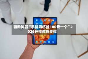 辅助神器“手机麻将挂100元一个”2026开挂教程步骤