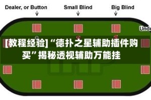 [教程经验]“德扑之星辅助插件购买”揭秘透视辅助万能挂