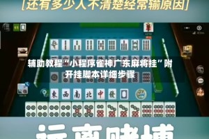 辅助教程“小程序雀神广东麻将挂”附开挂脚本详细步骤