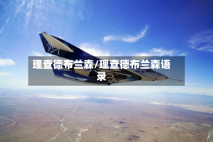 理查德布兰森/理查德布兰森语录