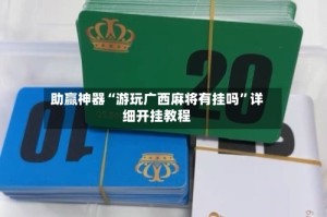 助赢神器“游玩广西麻将有挂吗”详细开挂教程