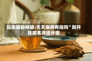玩家辅助神器:天天麻将有挂吗”附开挂脚本详细步骤