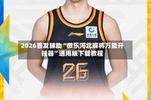 2026首发辅助“微乐河北麻将万能开挂器”通用版下载教程