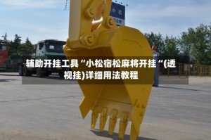 辅助开挂工具“小松宿松麻将开挂“(透视挂)详细用法教程