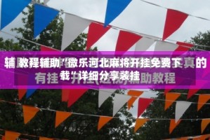 教程辅助“微乐河北麻将开挂免费下载”详细分享装挂