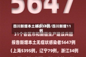 四川新增本土确诊19例/四川新增11例