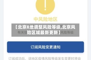【北京8地调整风险等级,北京风险区域最新更新】