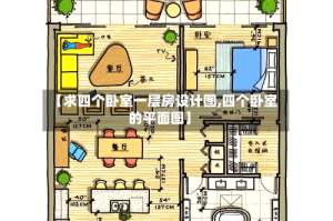 【求四个卧室一层房设计图,四个卧室的平面图】