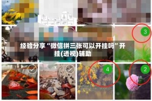 经验分享“微信拼三张可以开挂吗”开挂(透视)辅助