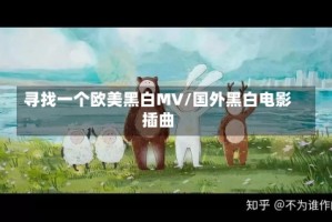 寻找一个欧美黑白MV/国外黑白电影插曲
