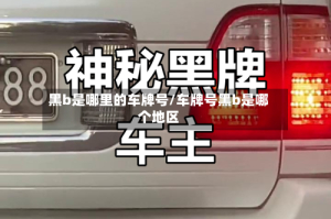 黑b是哪里的车牌号/车牌号黑b是哪个地区