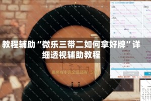 教程辅助“微乐三带二如何拿好牌”详细透视辅助教程