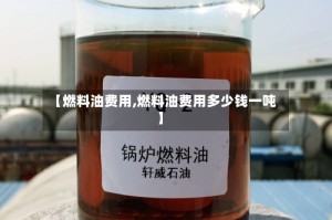 【燃料油费用,燃料油费用多少钱一吨】