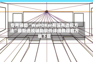 专用辅助“WePOKer有没有透视方法”最新透视辅助软件详细教程官方版下载