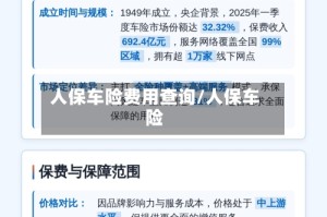 人保车险费用查询/人保车险
