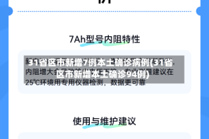 31省区市新增7例本土确诊病例(31省区市新增本土确诊94例)