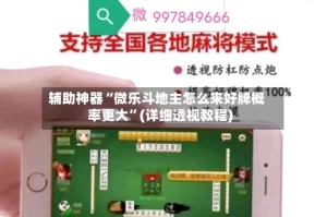 辅助神器“微乐斗地主怎么来好牌概率更大”(详细透视教程)