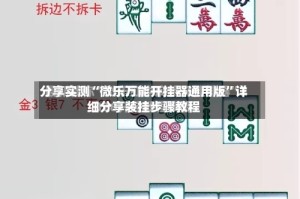 分享实测“微乐万能开挂器通用版”详细分享装挂步骤教程