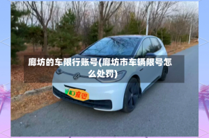 廊坊的车限行账号(廊坊市车辆限号怎么处罚)