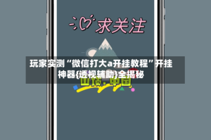 玩家实测“微信打大a开挂教程”开挂神器{透视辅助}全揭秘