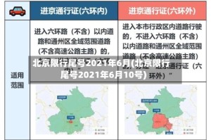 北京限行尾号2021年6月(北京限行尾号2021年6月10号)