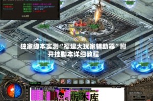 独家脚本实测“福建大玩家辅助器”附开挂脚本详细教程