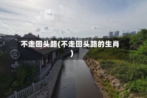 不走回头路(不走回头路的生肖)