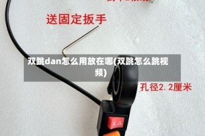 双跳dan怎么用放在哪(双跳怎么跳视频)