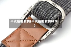 半支烟的爱情(半支烟的爱情林夕)